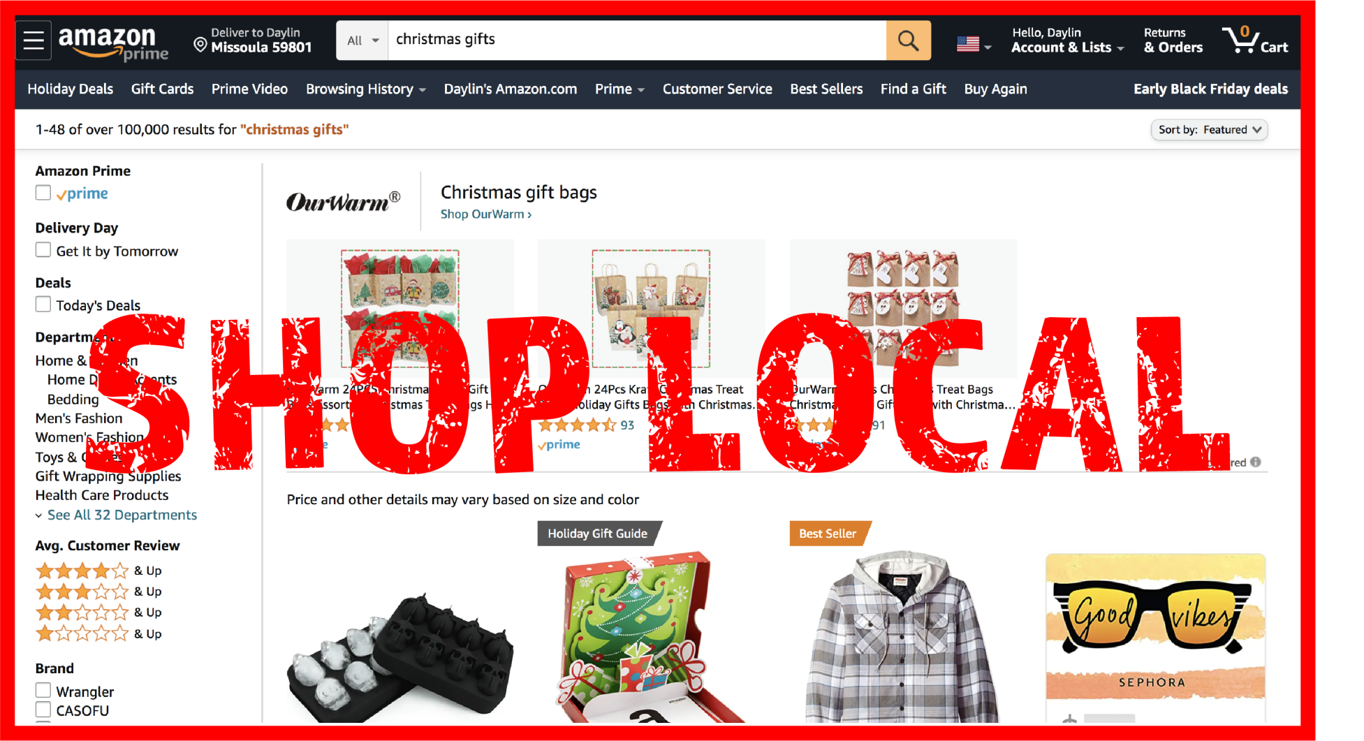 Shop Small Graphic